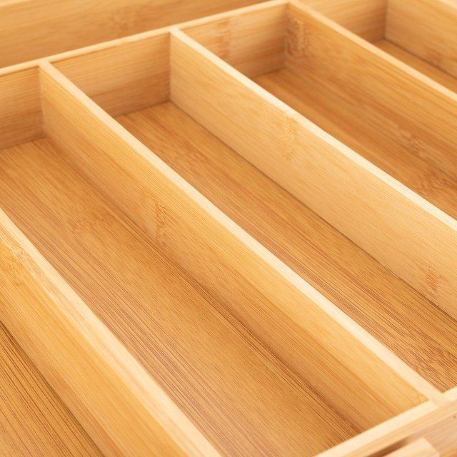 Image du produit Axentia Range-couverts réglable 5-7 compartiments, 31-48,5x5,5x37cm