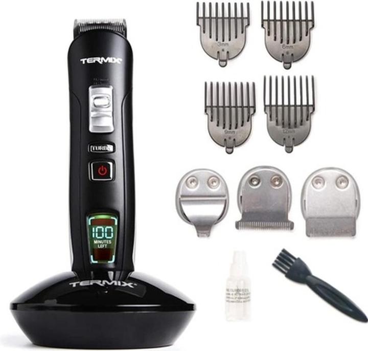 Actual product image Termix Power Cut Cordless Hair Clipper Professional Hair Cutter with Three Sets of Adjustable Blades 100 mi