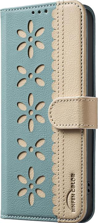 Actual product image Binfen Color Galaxy S25 FE - BINFEN Ledertasche Floral (Samsung Galaxy S25 FE)