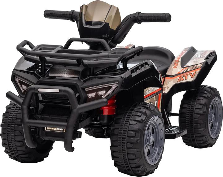 Actual product image Swisshandel24 Children's electric car Electric quad ATV LED, for 18-36 months Black 70 x 42 x 45 cm (6 V)