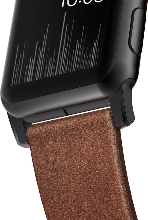 Image du produit Nomad Sangle de connexion moderne (44 mm, Cuir, Acier inoxydable, Apple Watch Series 4, Apple Watch Series 5, Apple Watch Series 6, Apple Watch SE)
