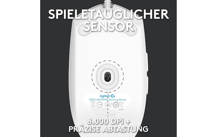 Produktbild Logitech G G203 Lightsync (Kabelgebunden)