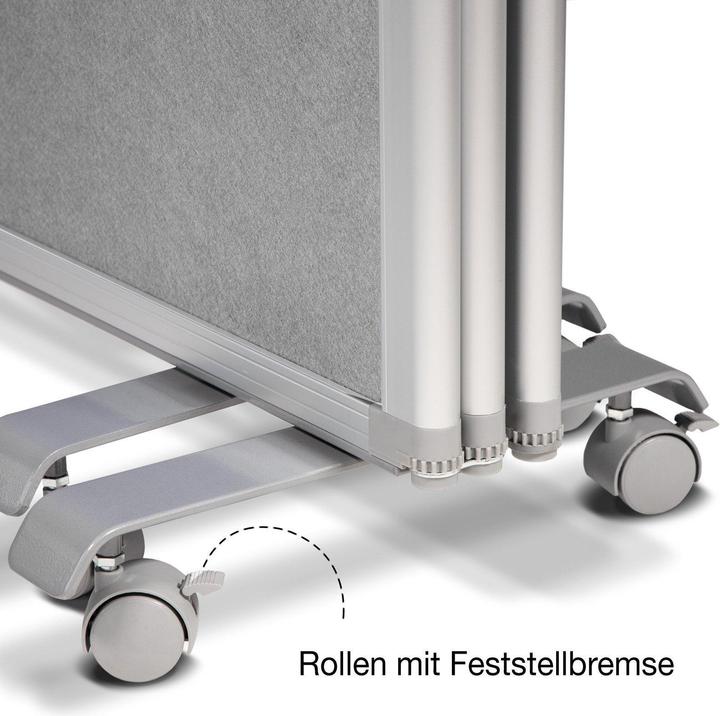 Actual product image Office Marshal Filz-Stellwand (180 x 35 x 180 cm)