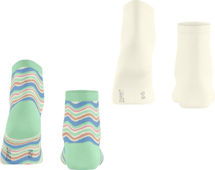 Produktbild Esprit Watercolor 2-Pack Baumwollsocken (2er Pack, 35 - 38)
