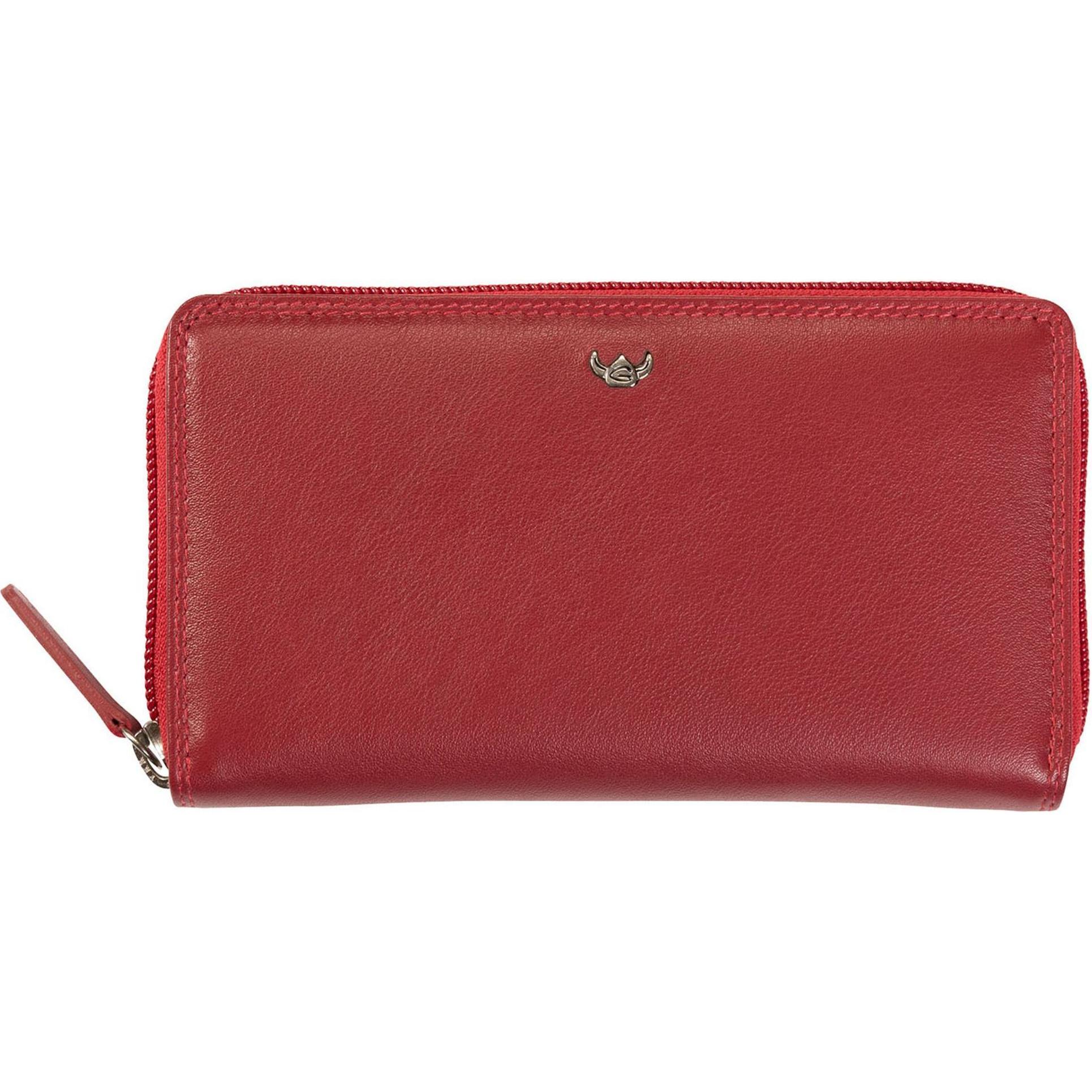 Golden Head, Damen, Portemonnaie, Langbörse Polo RFID Protect 2804, Rot