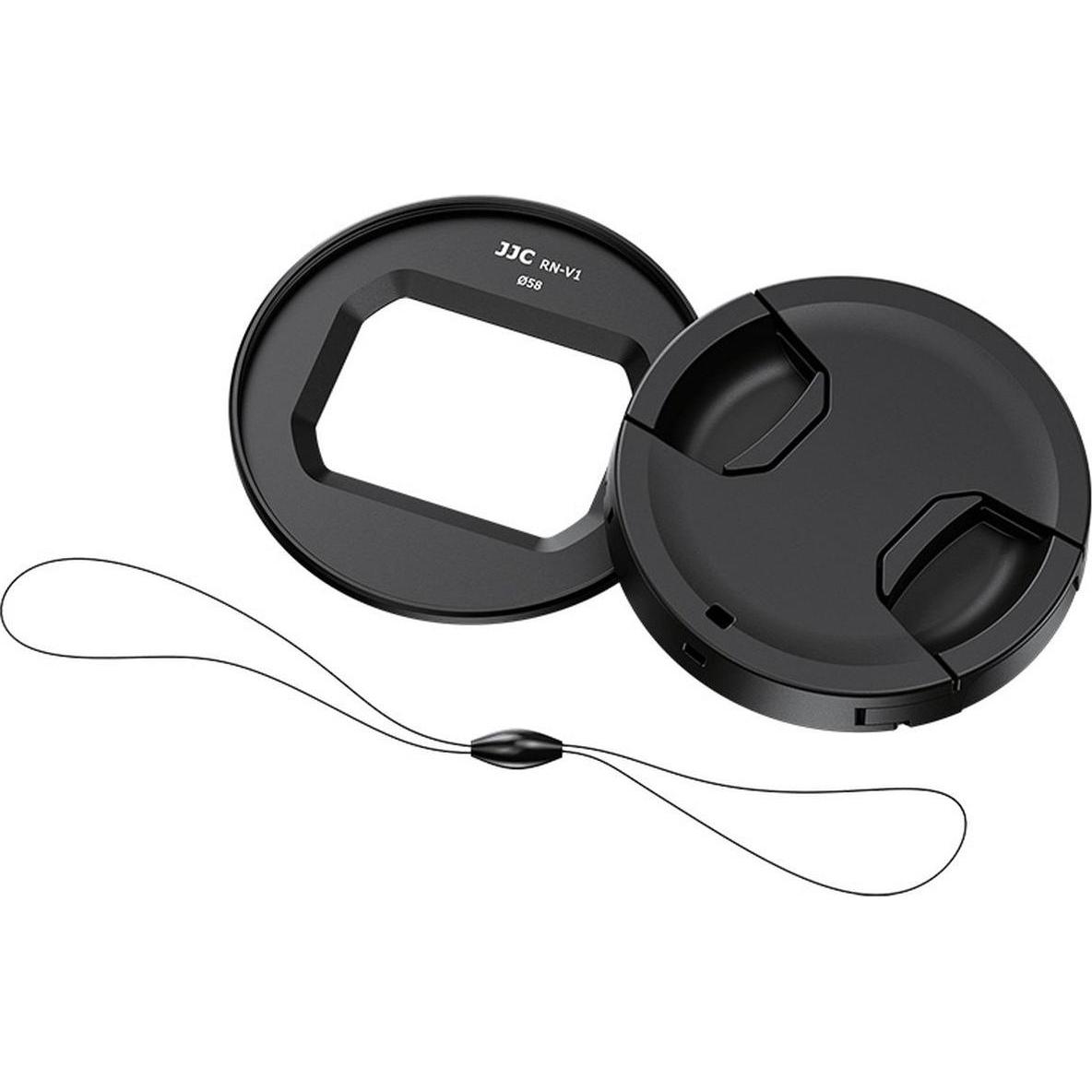 JJC RN V1 Filter Adapter & Lens Cap Kit for Canon PowerShot V1, Adattatore per obiettivi