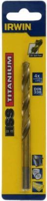 Actual product image Irwin Metal drill bit titanium cylindrical 6mm (10502591) (6 millimetres)