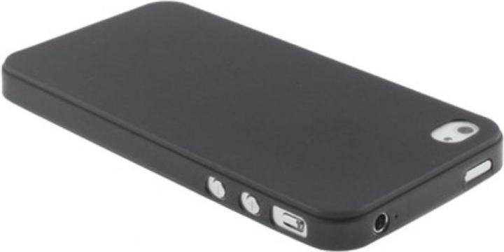 Produktbild König Design Schutzhülle Hard Case Hülle für Handy iPhone 4 & 4S Schwarz (Apple iPhone 4, LG G4s)