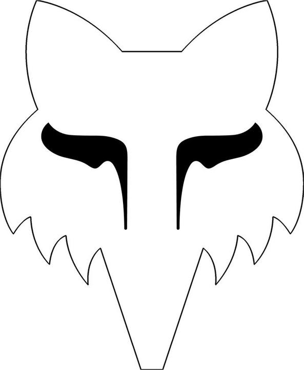 Produktbild Fox STICKER 23 F-HEAD 7" WHT OS