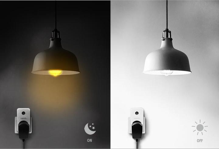 Produktbild LogiLink Adapterstecker mit Dämmerungssensor, weiss