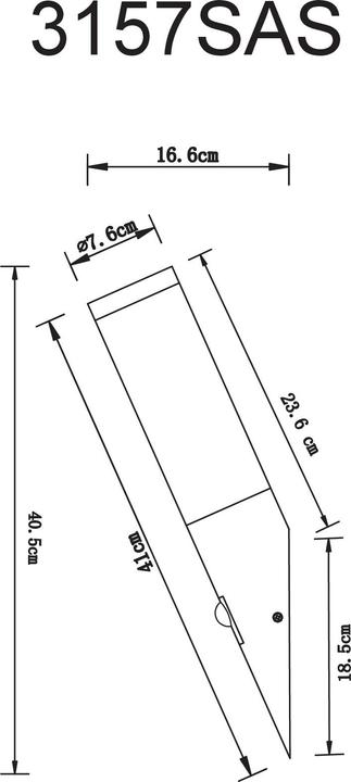 Actual product image Globo Boston (E27, IP44)