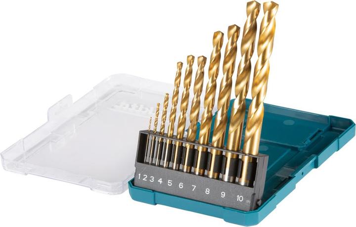 Immagine prodotto Makita Set di punte da trapano HSS D-72849 (1,0-10 mm)