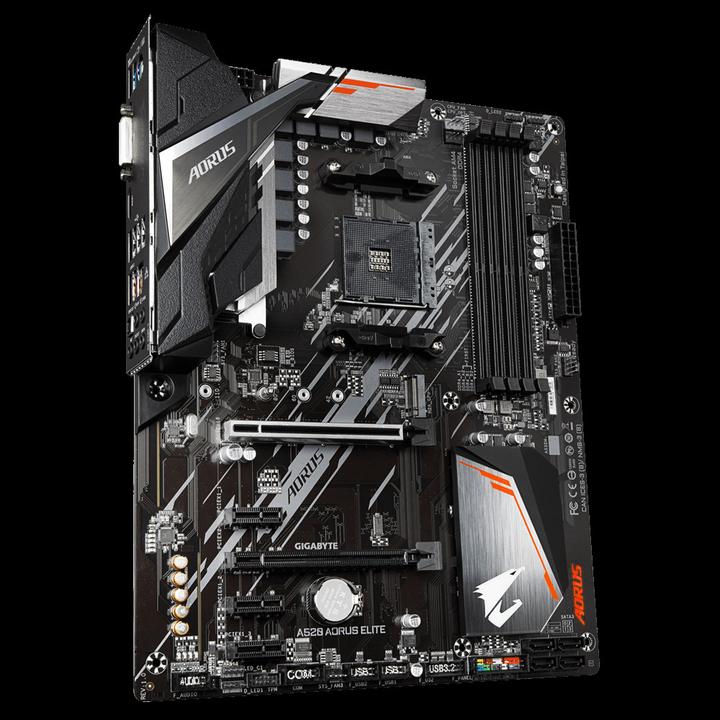 Productafbeelding Gigabyte A520 AORUS ELITE (AM4, AMD A520, ATX)