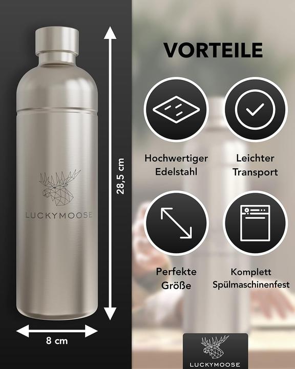 Actual product image Luckymoose Drinking bottle