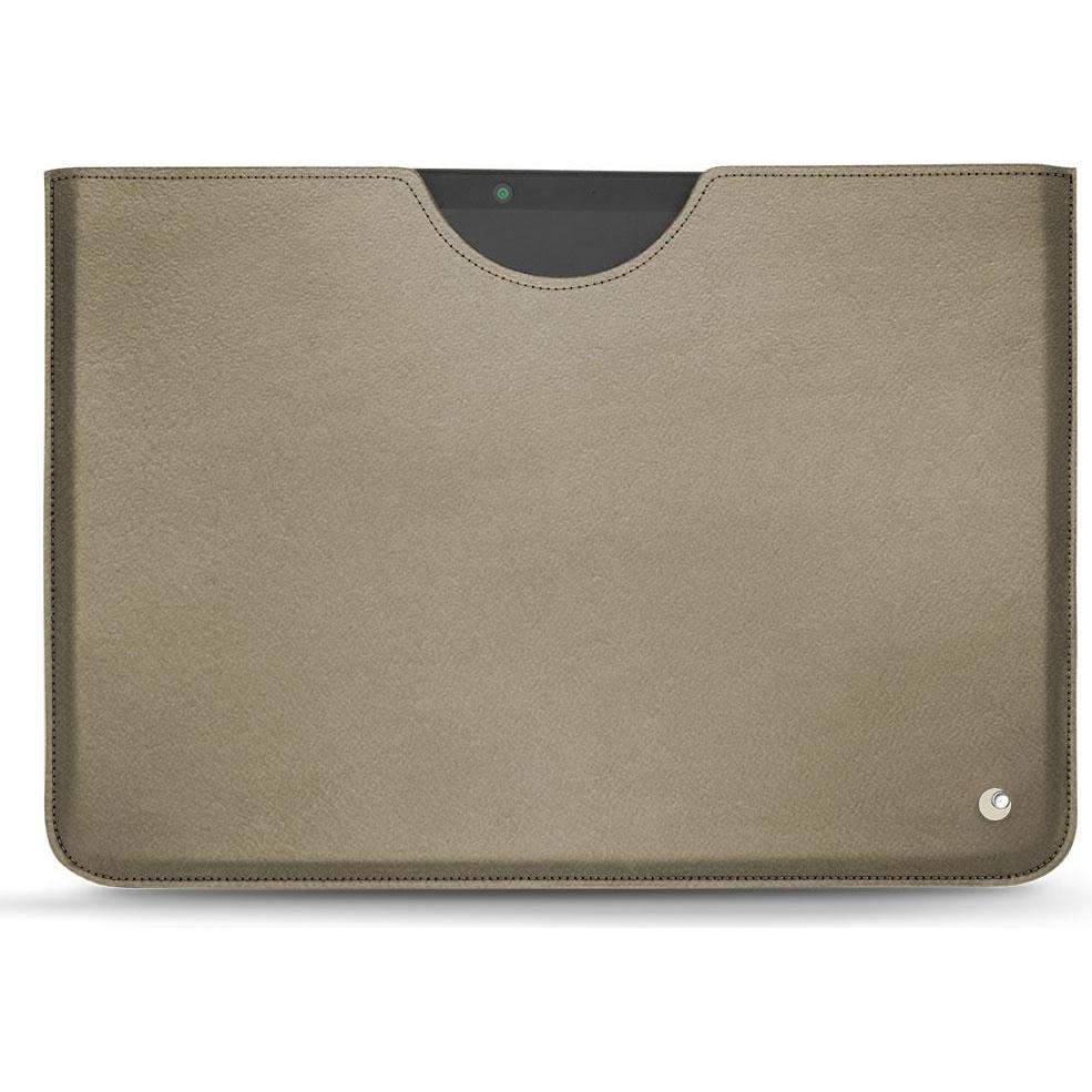 Noreve Lederschutzhülle (Microsoft Surface Pro X), Tablet Hülle, Beige