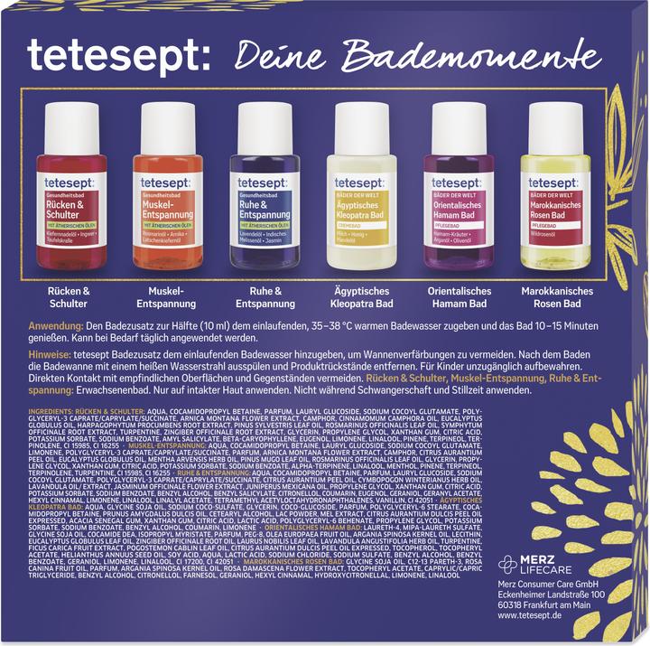 Produktbild Tetesept Geschenkset Bademomente (720 ml, Badeöl)