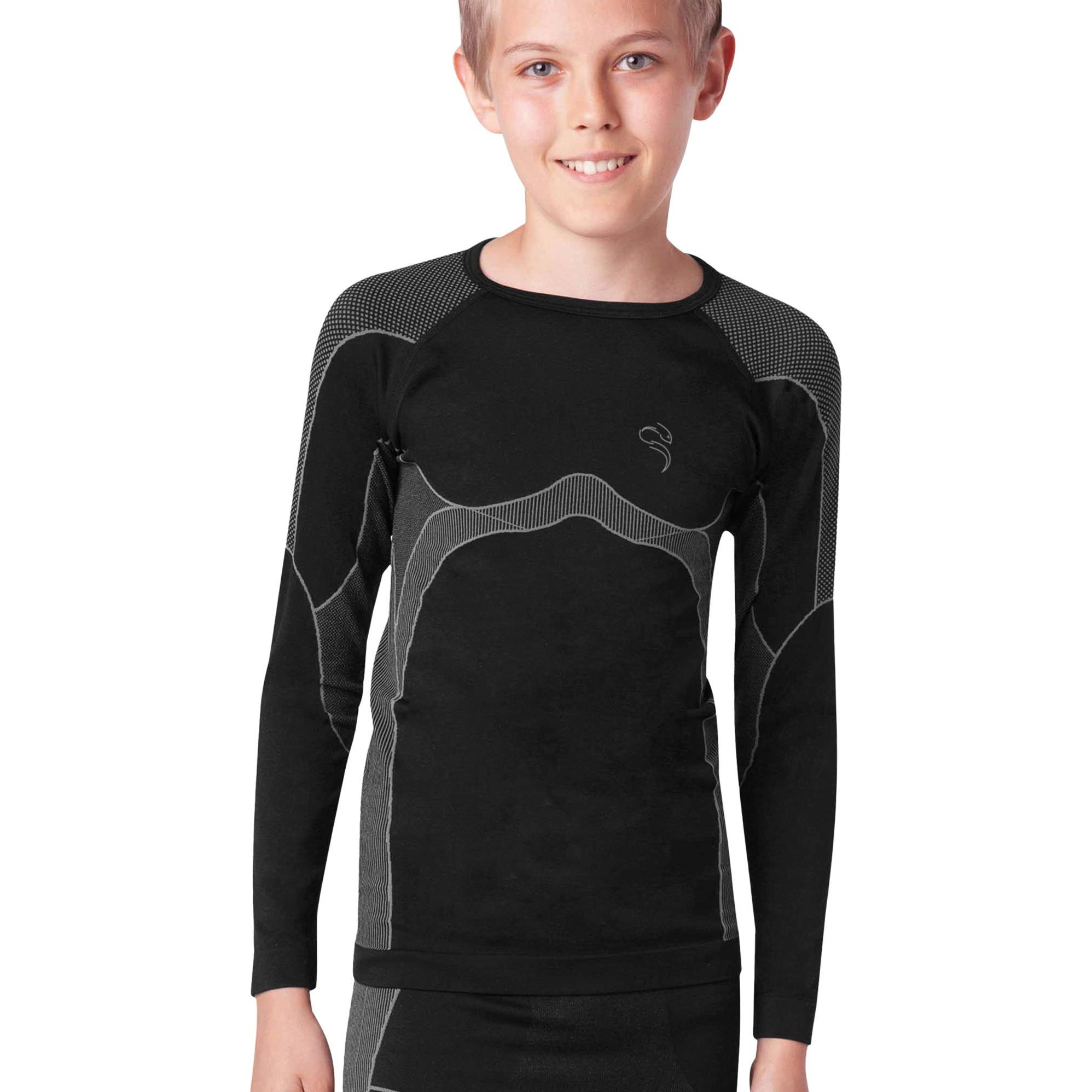Thumbnail - Black Snake, Herren, Funktionsshirt, little viper (134, 146, 158), Schwarz, Grau, 134, 158, 146