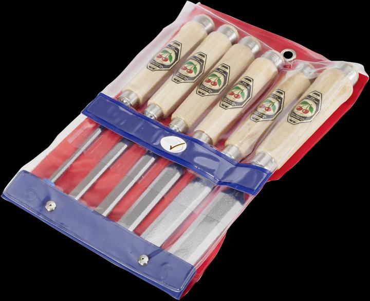 Actual product image Kirschen Chisel set 1112 PT 6 pcs. in plastic bag