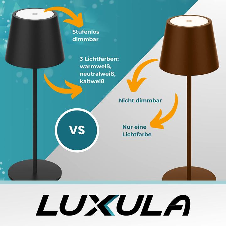 Image du produit Luxula Lampe de bureau à LED rechargeable (200 lm)