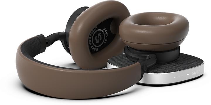 Actual product image SackIT Touch 400 - Hybrid ANC Over-Ear Headphones - Brown (ANC, 50 h, Wireless)