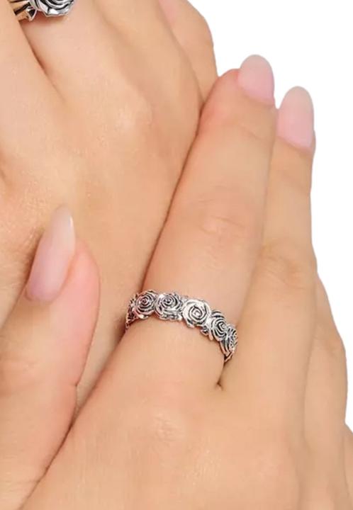 Produktbild Thomas Sabo Ring Midnight Rose Silber (54, 925 Silber)