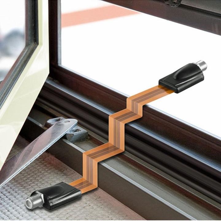 Immagine prodotto XCell Passaggio a finestra per il cavo satellitare, estremamente piatto