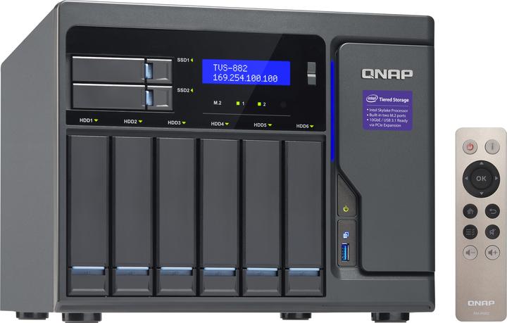 Produktbild QNAP Tvs-882-I3-8g-250w