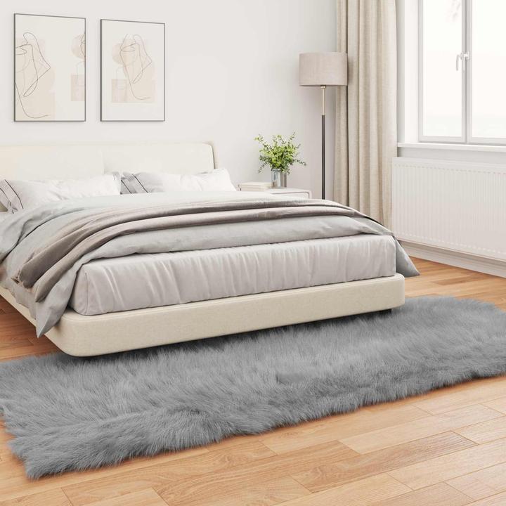 Produktbild vidaXL Kunstschaffell Teppich (80 x 250 cm)