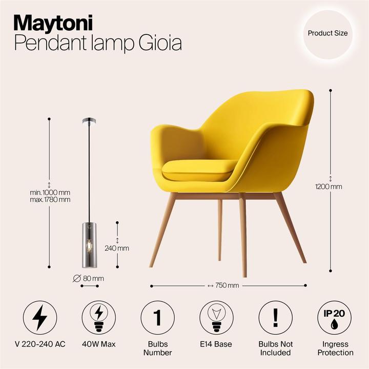 Produktbild Maytoni Gioia (E14)