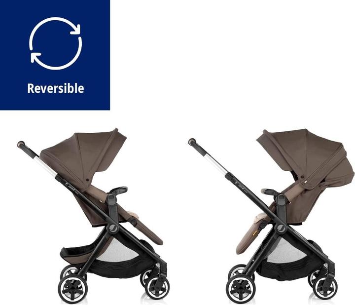 Produktbild Jané Newel Kinderwagen, ab Geburt bis 15 kg, Aluminium, kompakt faltbar, mit Tasche und Regenhaube