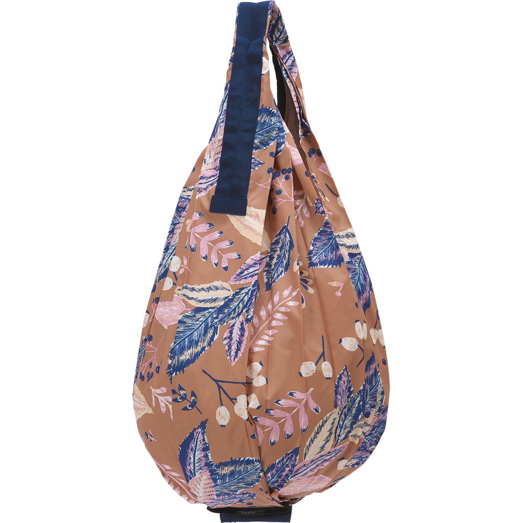 Shupatto, Einkaufshilfe, Compact Bag - DROP L - LEAVES, Mehrfarbig