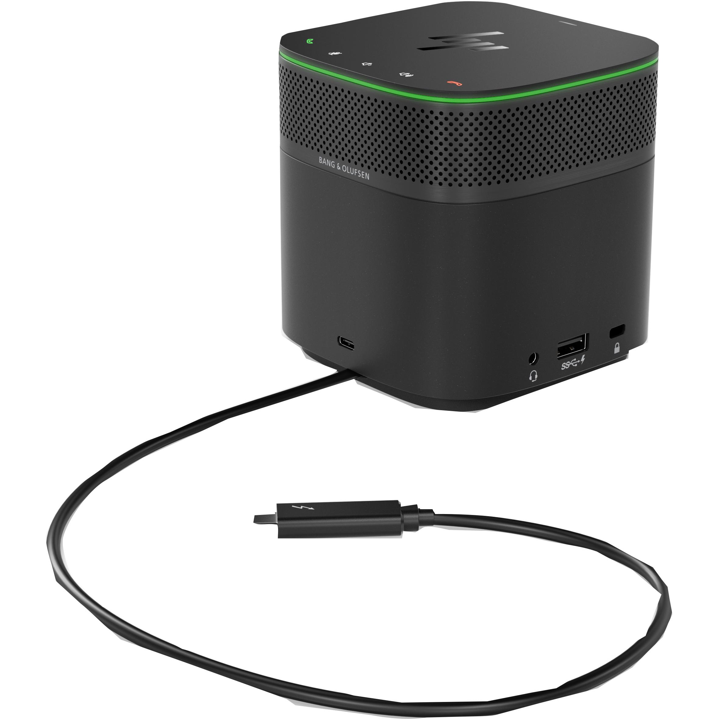 HP G2 + Audio Modul (Thunderbolt, 1 Port), Dockingstation + USB Hub, Schwarz