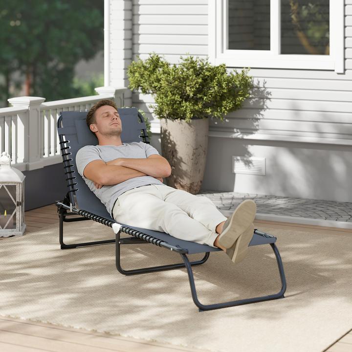 Actual product image Outsunny Folding lounger (189 cm)
