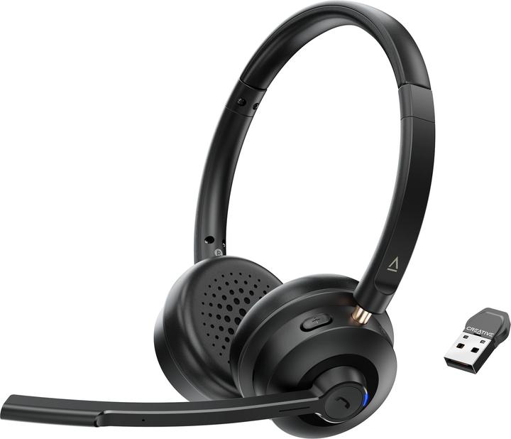 Produktbild Creative On-Ear-Headset Chat Wireless (Kabellos, USB-A)