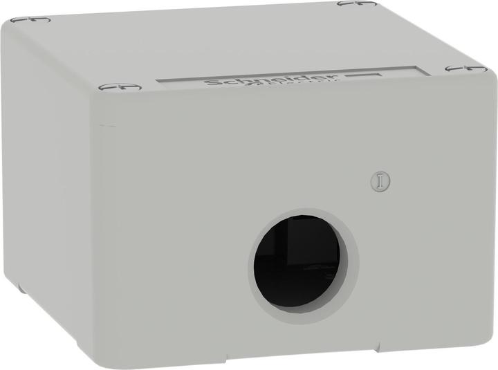Produktbild Schneider Electric XAPD11 Leergehäuse XAP Metall grau ohne Bohrung - CSA (Gehäuse)