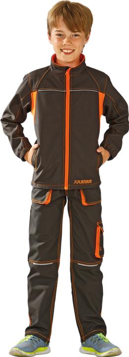 Actual product image Planam Junior softshell jacket olive/orange 146/152 (146)