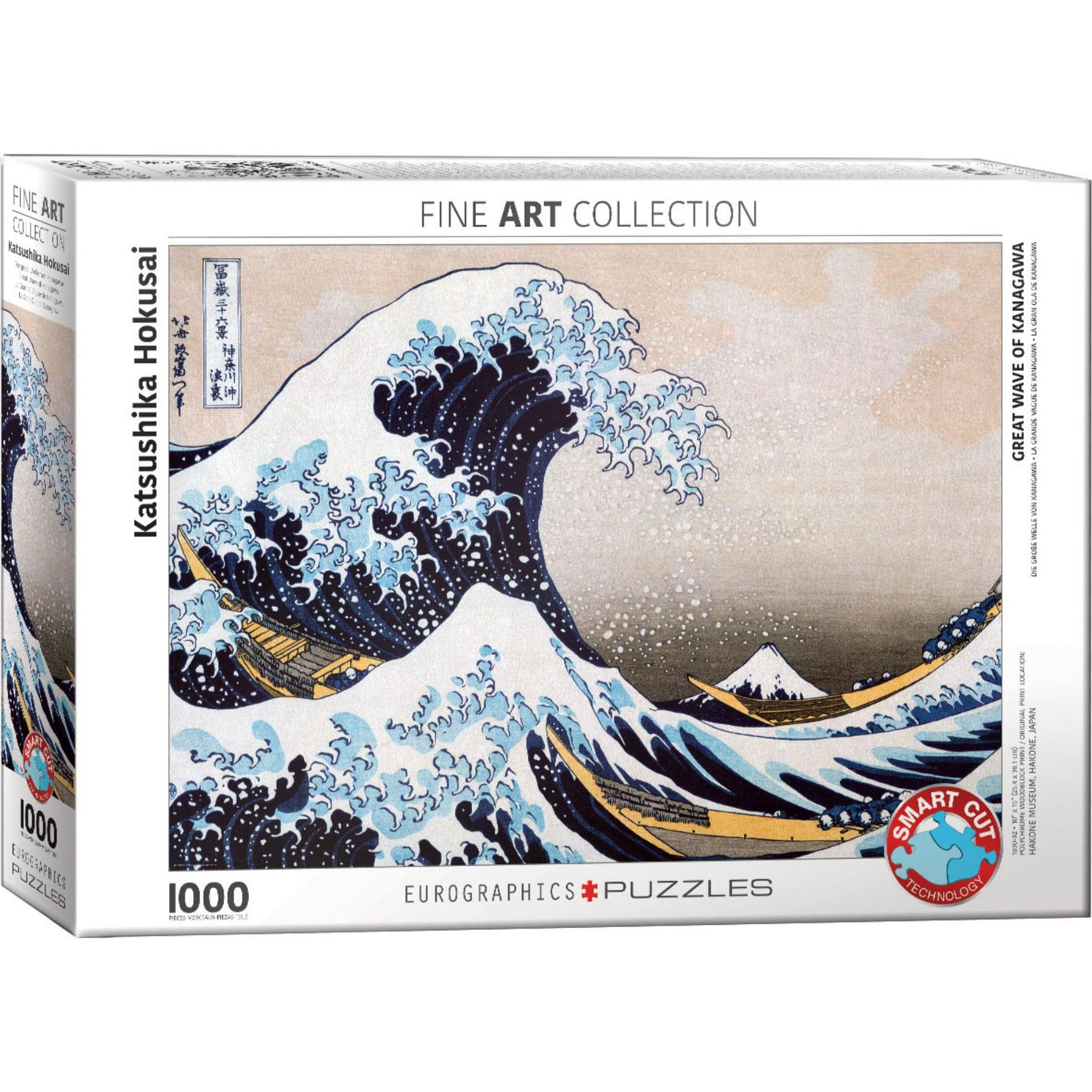 Eurographics Die grosse Welle von Kanagawa (1000 Teile)