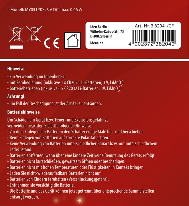 Produktbild Idena LED Teelichter (6 x)