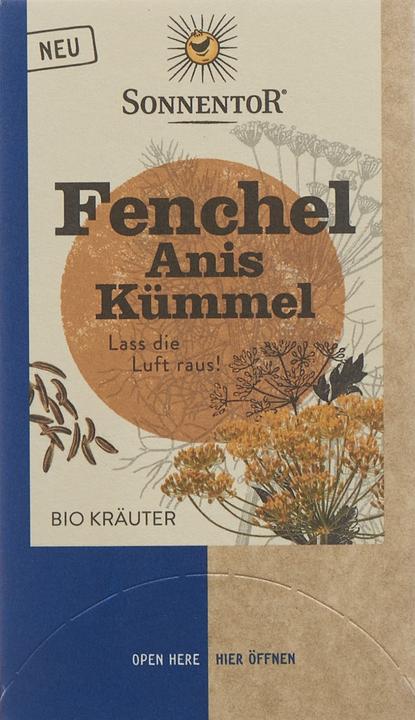 Produktbild Sonnentor Fenchel Anis Kümmel Bio Kräutertee (18x1.7g) (35 g)