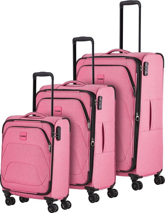 Actual product image Travelite Adriia 4 wheel suitcase set 3-piece (197 l)