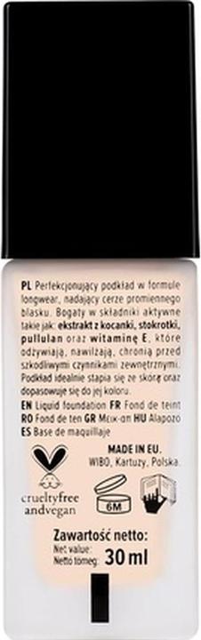 Actual product image Wibo WIBO Skin Perfector Longwear Foundation podkład do twarzy 01 30ml (01 30)