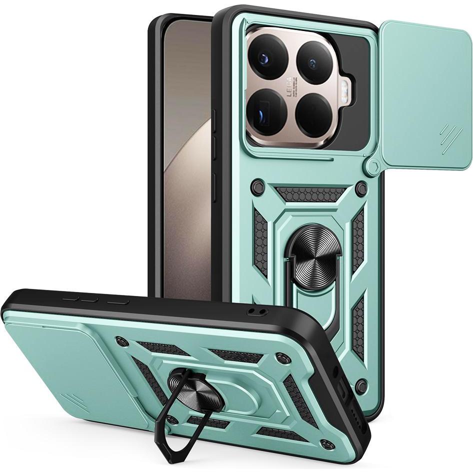 Techsuit - CamShield Series - Xiaomi 15T Pro - Green (Xiaomi 15T Pro), Cover smartphone, Verde