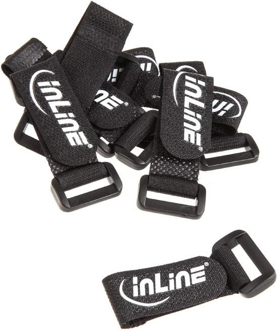 Produktbild InLine Klettschlaufen (Klettkabelbinder, 100 mm, 10 Stk.)