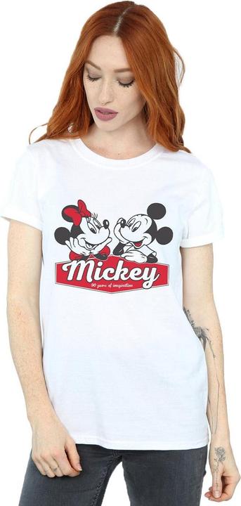 Immagine prodotto Disney Mickie And Minnie 90 Years Maglietta Ampia Donna (4XL)