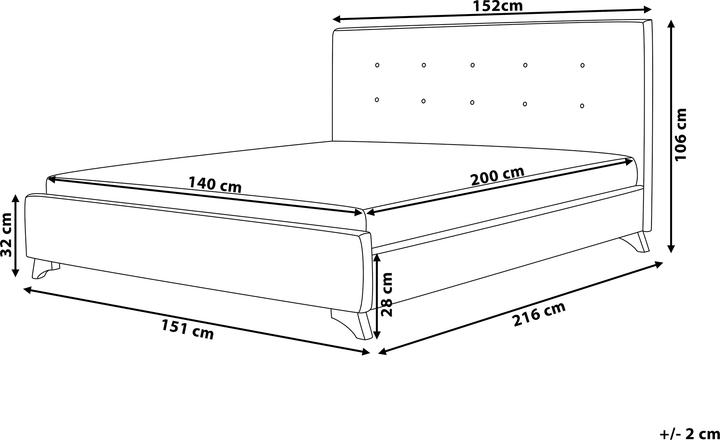 Produktbild Beliani Ambassador (140 x 200 cm)