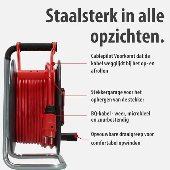 Actual product image Brennenstuhl Professional SteelCore cable reel SC 5110 IP44 (50 m, 1.50 mm²)