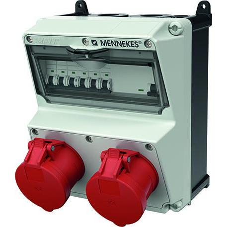 Thumbnail - Mennekes, Baustromverteiler, MEN 920023 Steckdosen-Kombination AMAXX (2 x, CEE 32/3)