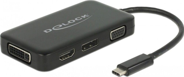 Actual product image Delock USB-C zu (DVI, HDMI, VGA, DP, 15 cm)