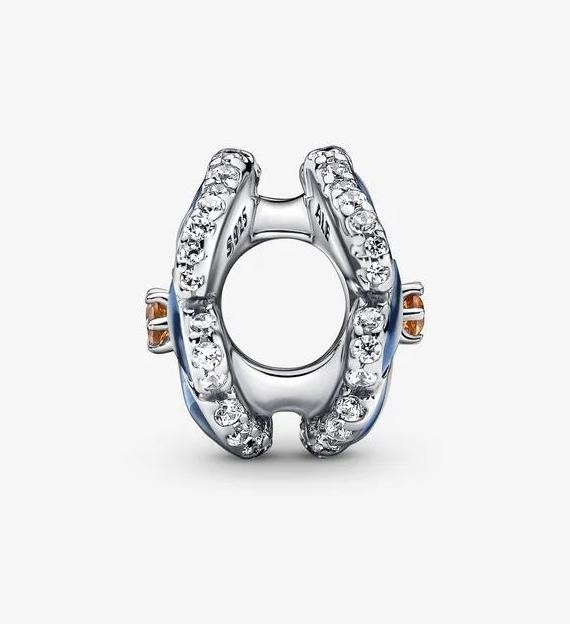 Produktbild Pandora Charm blaue Stiefmütterchenblüte (0.86 cm, Silber 925)