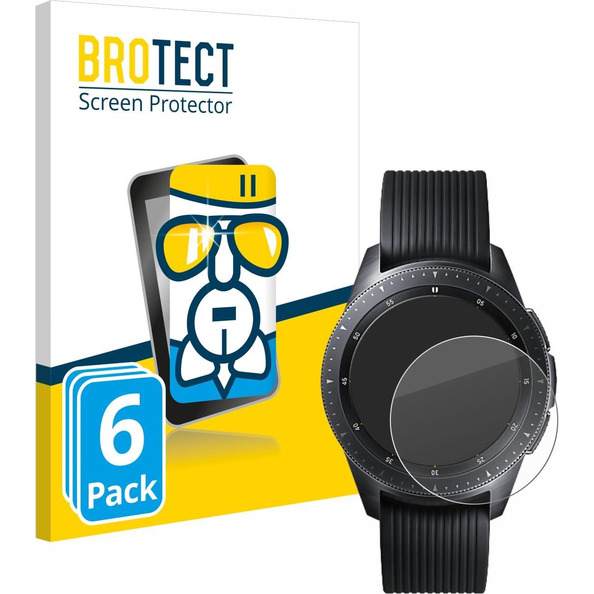 BROTECT AirGlass Panzerglasfolie, Smartwatch Schutzfolie, Transparent